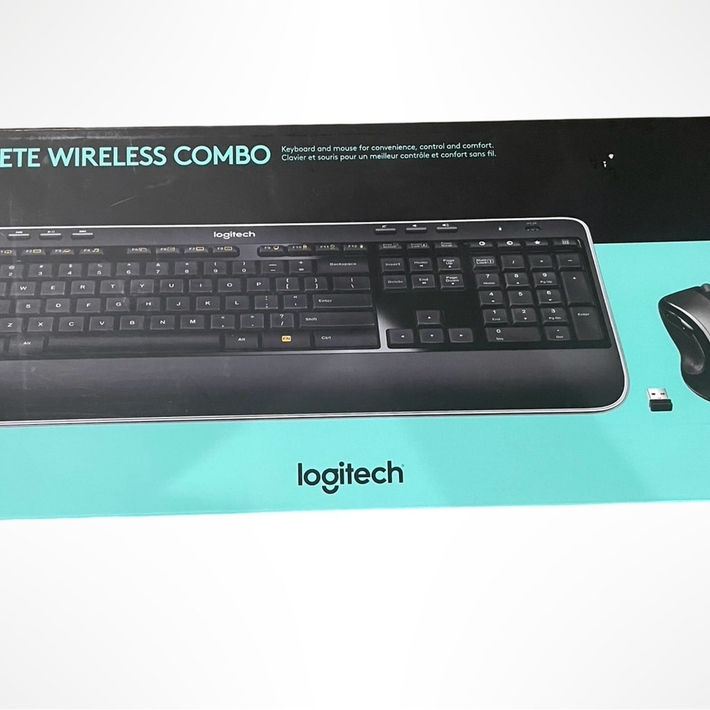 Logitech Wireless‎ Keyboard and Mouse Combo - Black